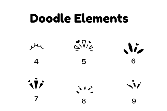 Doodle Elements Font - Preview 6