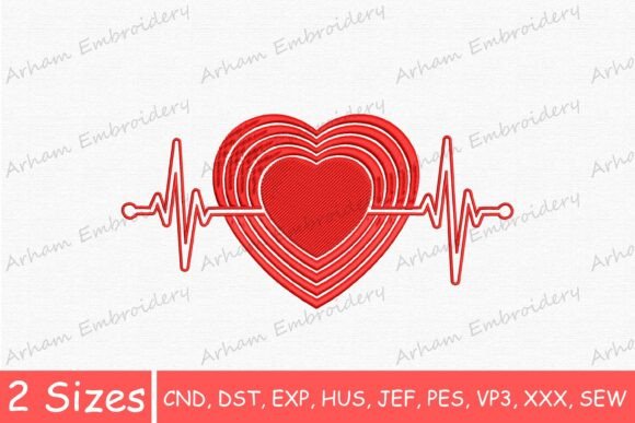EKG Love Heart