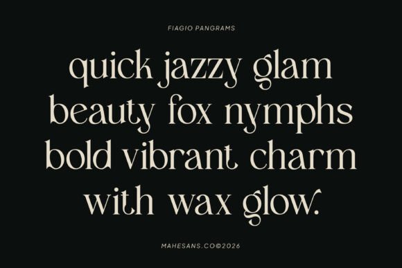 Fiagio Font - Preview 6