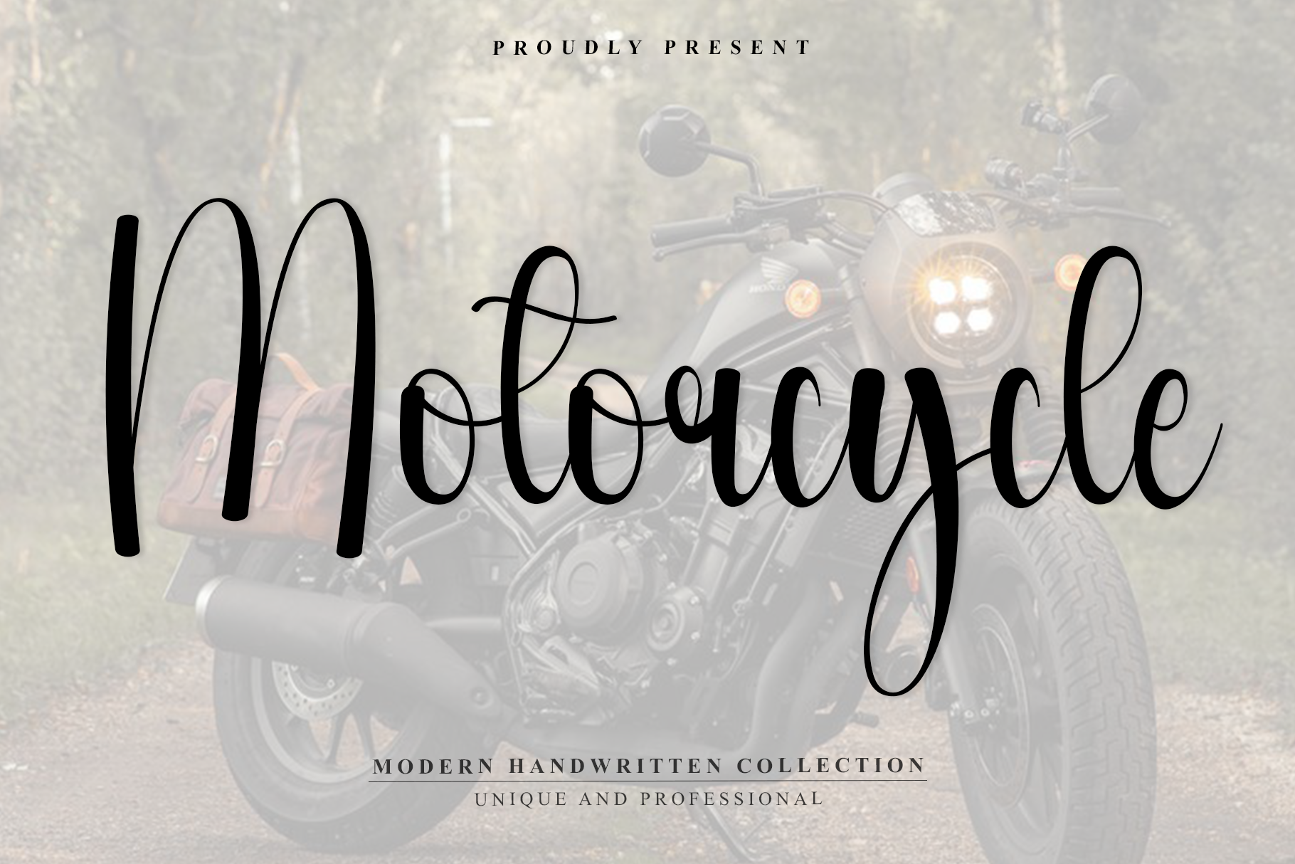 Motorcycle Font by Plafont store · Creative Fabrica