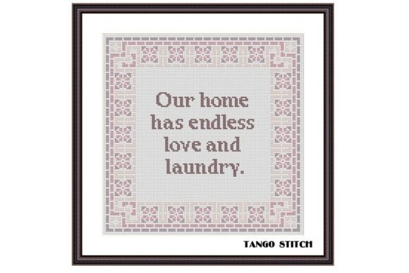 Our Home Housewarming Cross Stitch Art