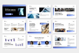 Pitch Deck - PowerPoint Template Graphic by qrdesignstd · Creative Fabrica