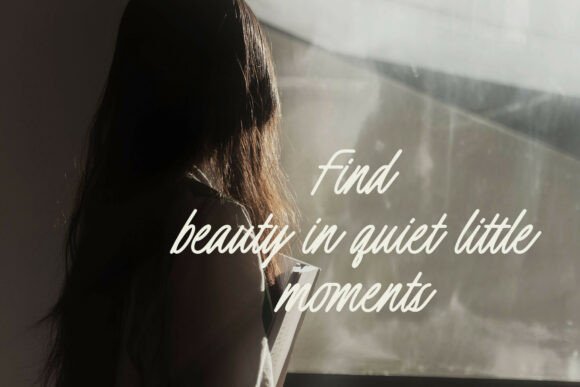 Quiet Sunday Reflection Font PNG with transparent background - Preview 4