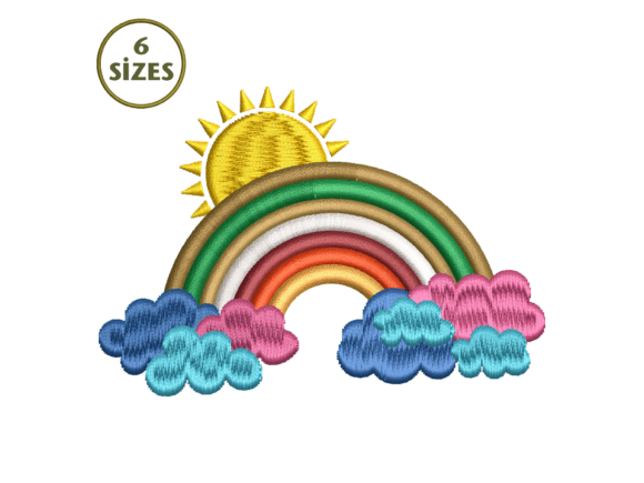 Rainbow Embroidery (Digital Download)