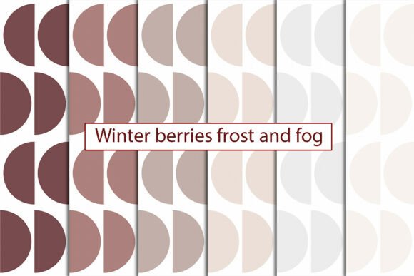 Winter Berries Frost and Fog