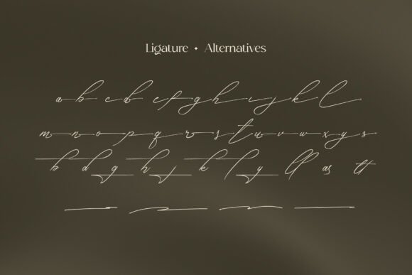 Amorate Signature Font - Preview 2
