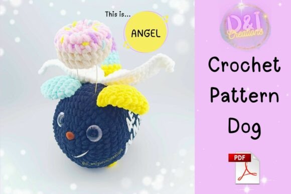 Angel Dog Crochet Pattern Amigurumi Pdf