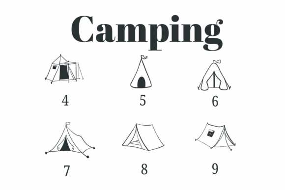 Camping Font - Preview 3