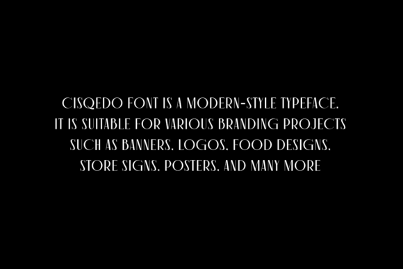 Cisqedo Font - Preview 4