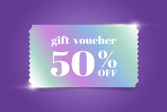 Colorful Gift Voucher Template