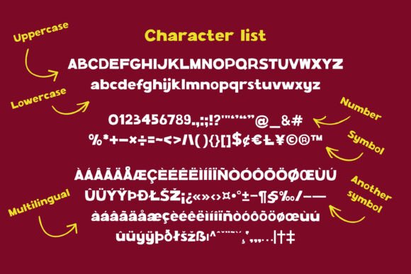 Dango Sans Font PNG with transparent background - Preview 3
