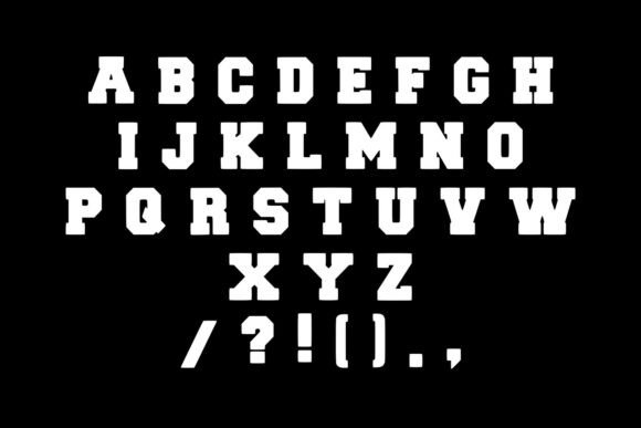 Golden Grock Font PNG with transparent background - Preview 2