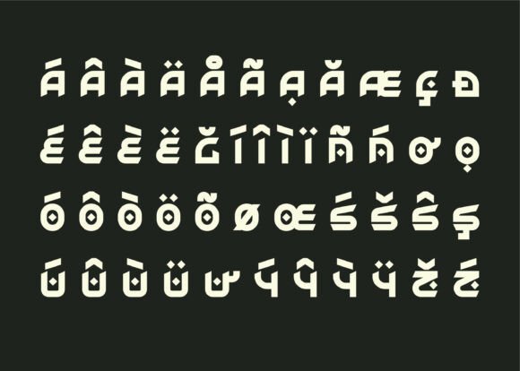 Hilalian Font PNG with transparent background - Preview 4