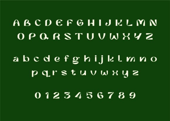 Lanyno Font PNG with transparent background - Preview 4