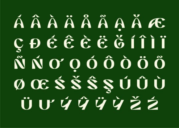 Lanyno Font PNG with transparent background - Preview 5