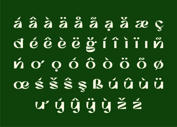 Lanyno Font PNG with transparent background - Preview 6