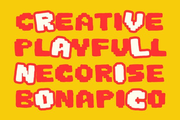 Orgapix Font PNG with transparent background - Preview 3