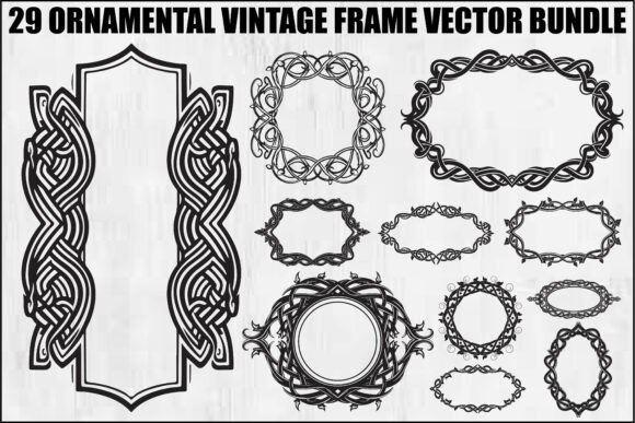 Ornamental Vintage Frame Bundle