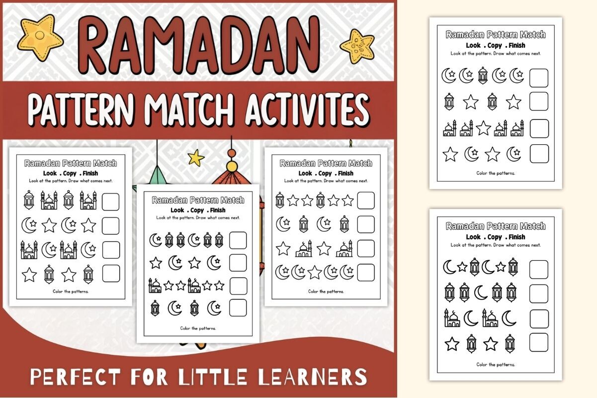 Ramadan Pattern Match Activities