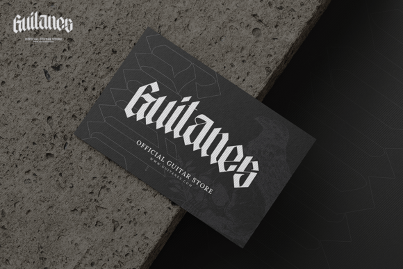 Sharp Shadow Font PNG with transparent background - Preview 4