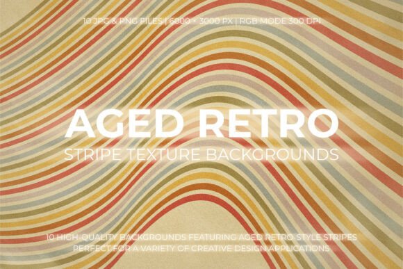 Aged Retro Stripe Texture Backgrounds