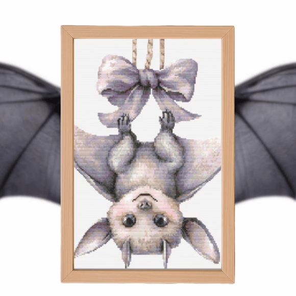 🦇Baby Bat Cross Stitch Pattern