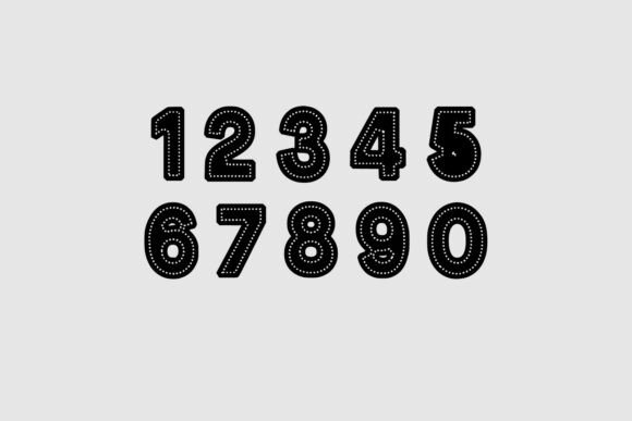 Black Round Font - Preview 5