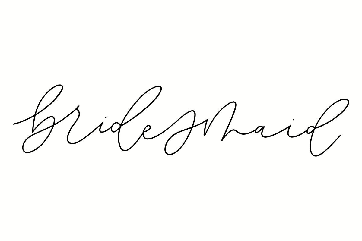 Bridesmaid SVG