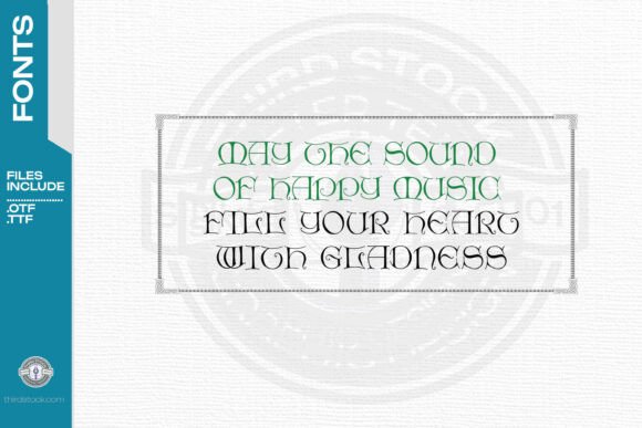 Celtic Finery Font - Preview 1