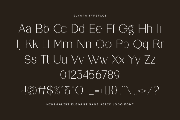 Elvara Font - Preview 1