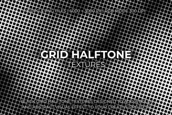 Grid Halftone Textures