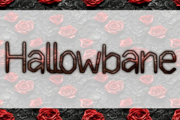 Hallowbane Font PNG with transparent background - Preview 1