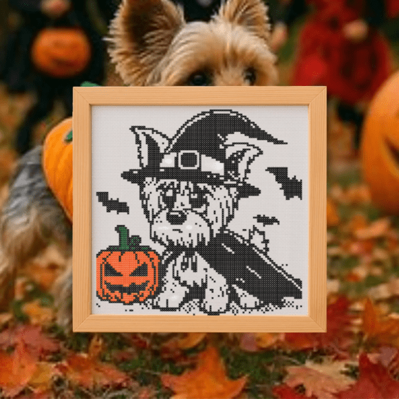 🐕Halloween Yorkshire Terrier CrossStith