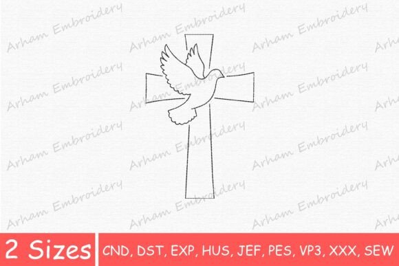 Holy Spirit Dove Cross