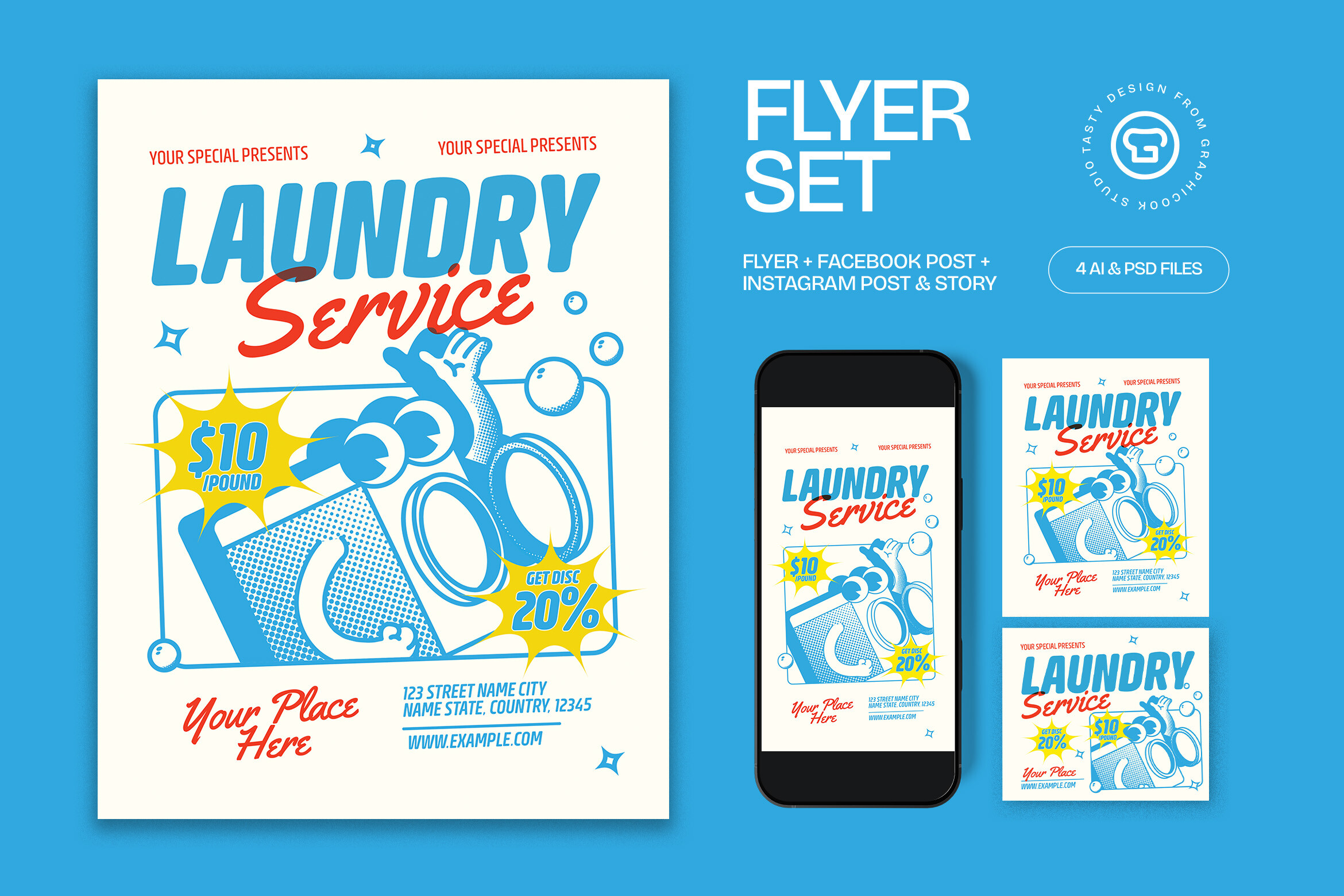 Laundry Service Flyer