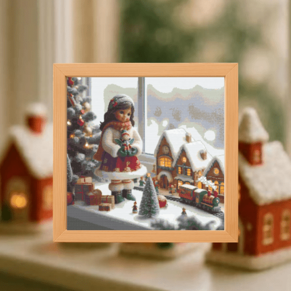 🪟Little Christmas Magic Cross Stitch