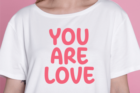 Loved Design Font PNG with transparent background - Preview 3