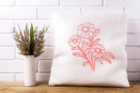 Lovely Flowers Font PNG with transparent background - Preview 5