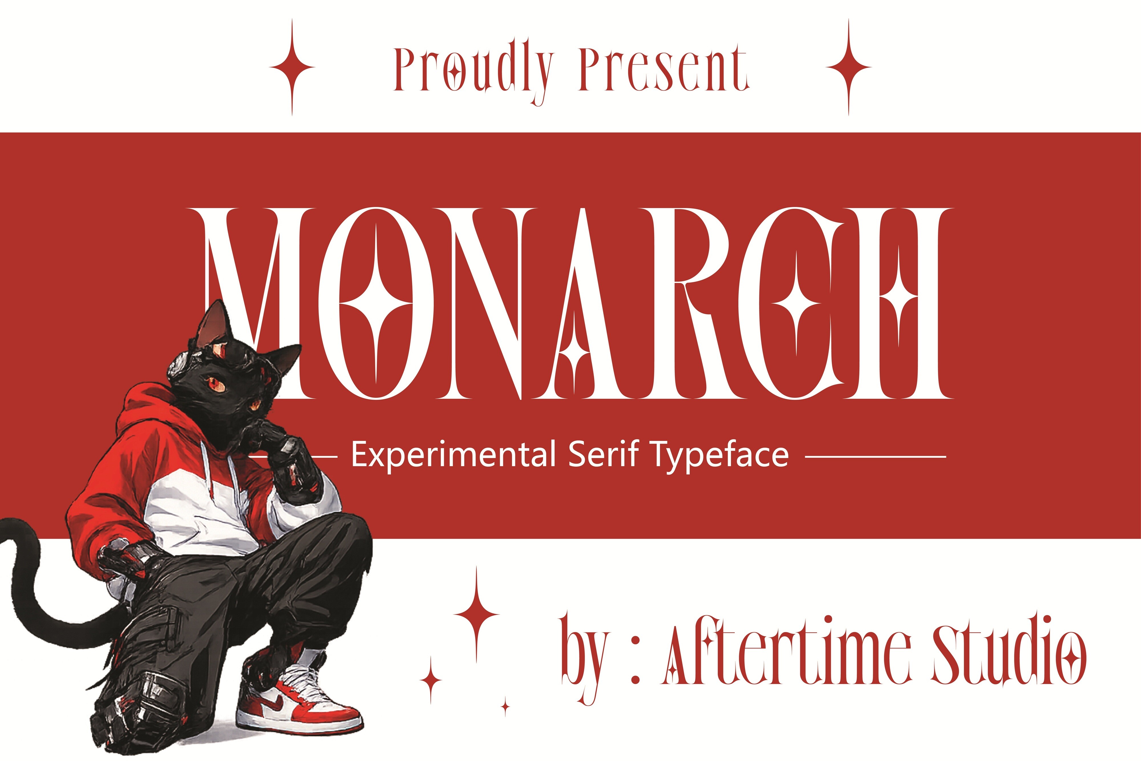 Monarch preview: powerful bold display font