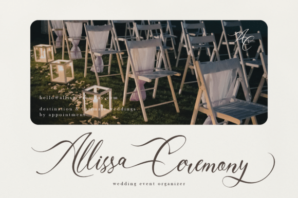 Mallsreya Font PNG with transparent background - Preview 2