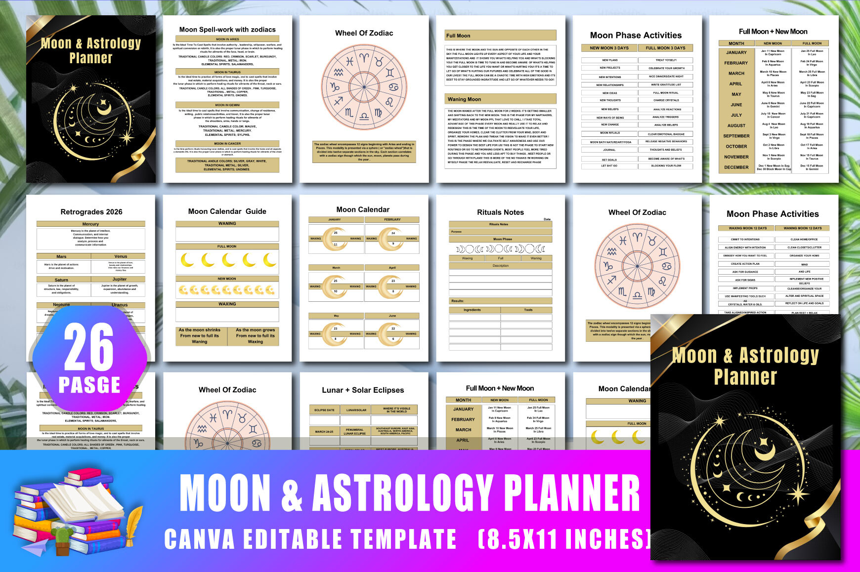 Moon & Astrology Planner