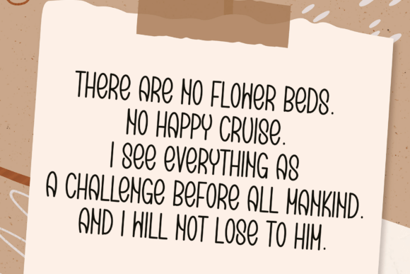 Nice February Font PNG with transparent background - Preview 3