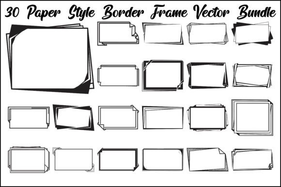 Paper Style Border Frame Bundle