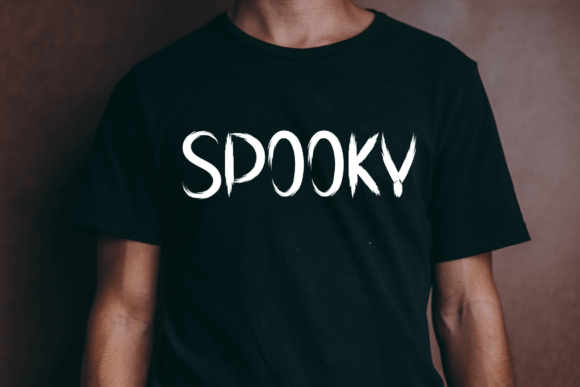 Party Ghost Font PNG with transparent background - Preview 3