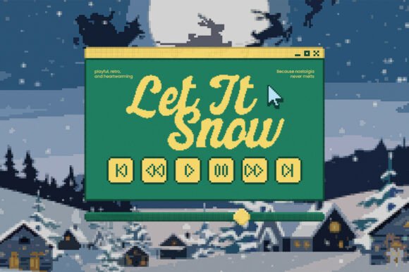 Pixelitta Font PNG with transparent background - Preview 4