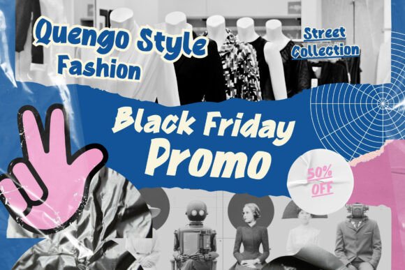 Quengo Font PNG with transparent background - Preview 4