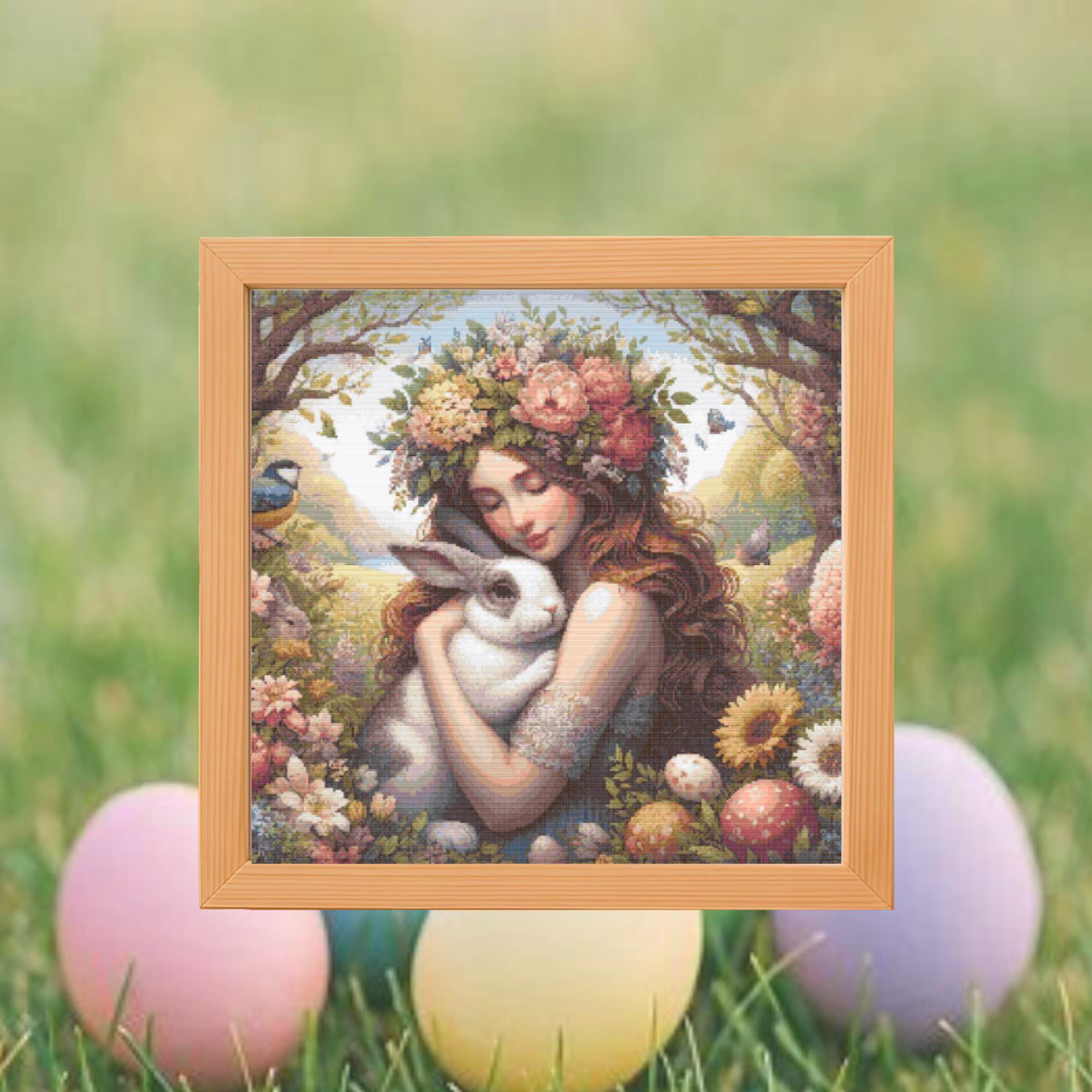 🐰Rabbits Guardian Cross Stitch Pattern