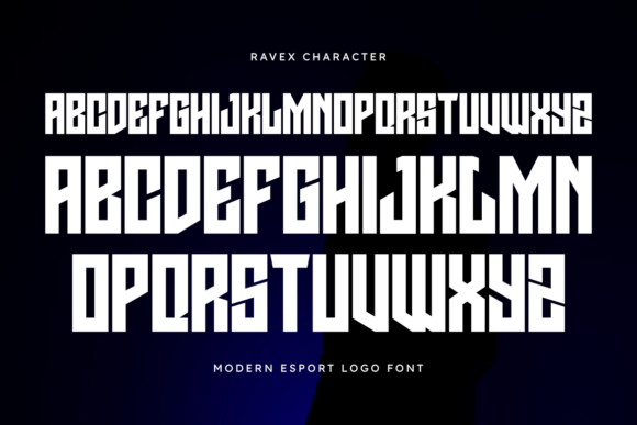 Ravex Font PNG with transparent background - Preview 1