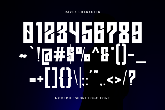 Ravex Font PNG with transparent background - Preview 2