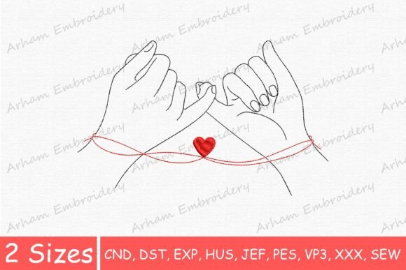 Red String of Fate Hands, Couple Love